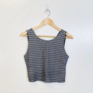 Dynamite | Striped Crop Top